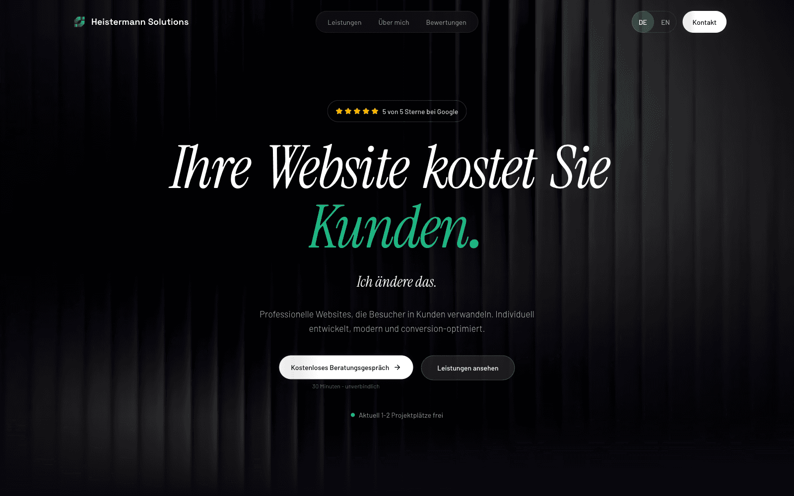 Heistermann Solutions Website-Vorschau
